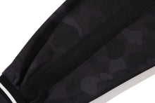 COLOR CAMO SHARK RELAXED FIT HOODIE TRACK JACKET