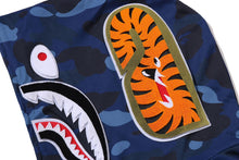 COLOR CAMO SHARK RELAXED FIT HOODIE TRACK JACKET