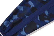 COLOR CAMO SHARK RELAXED FIT HOODIE TRACK JACKET