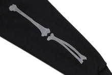 SKELETON SHARK HEAVY WASHED CROPPED FIT FULL ZIP HOODIE