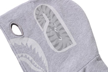 SKELETON SHARK HEAVY WASHED CROPPED FIT FULL ZIP HOODIE