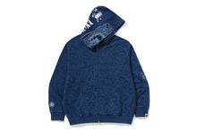 CLOUD CAMO TIGER UPCYCLED RELAXED FIT FULL ZIP HOODIE