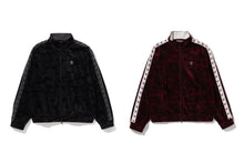SOLID CAMO VELOUR METAL ONE POINT RELAXED FIT TRACK JACKET