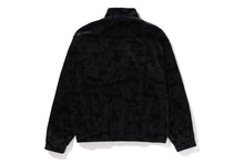 SOLID CAMO VELOUR METAL ONE POINT RELAXED FIT TRACK JACKET