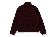 SOLID CAMO VELOUR METAL ONE POINT RELAXED FIT TRACK JACKET