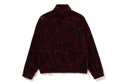 SOLID CAMO VELOUR METAL ONE POINT RELAXED FIT TRACK JACKET