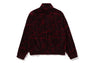 SOLID CAMO VELOUR METAL ONE POINT RELAXED FIT TRACK JACKET