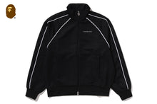 LINE CAMO JACQUARD METAL LOGO RELAXED FIT TRACK JACKET