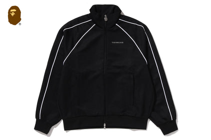 LINE CAMO JACQUARD METAL LOGO RELAXED FIT TRACK JACKET
