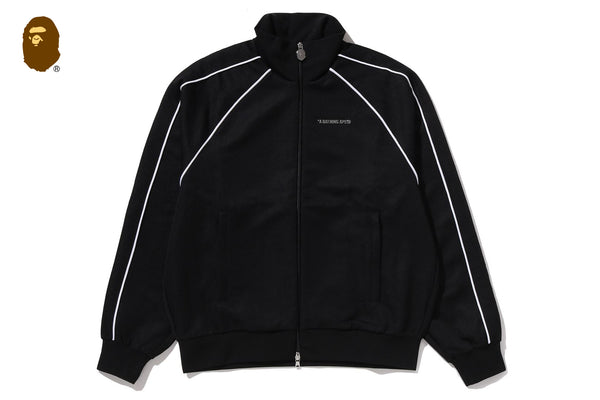 LINE CAMO JACQUARD METAL LOGO RELAXED FIT TRACK JACKET | bape.com