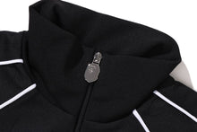LINE CAMO JACQUARD METAL LOGO RELAXED FIT TRACK JACKET