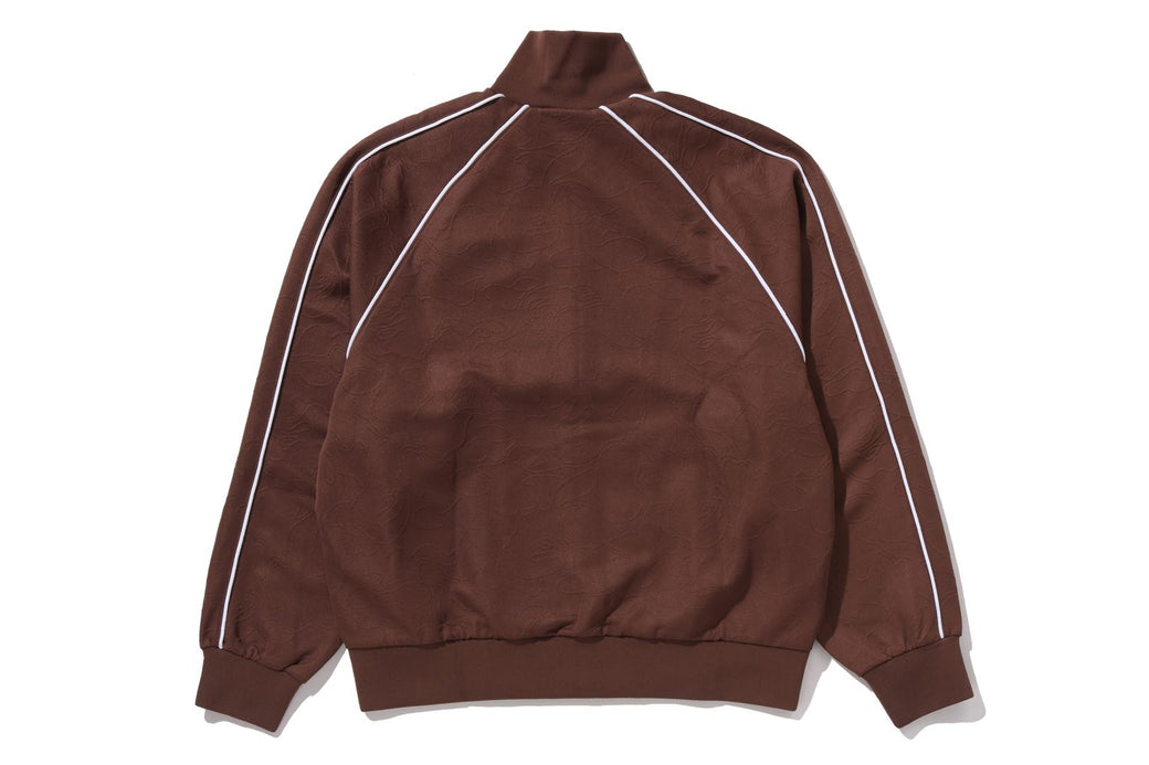 LINE CAMO JACQUARD METAL LOGO RELAXED FIT TRACK JACKET | bape.com