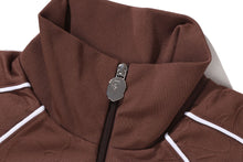 LINE CAMO JACQUARD METAL LOGO RELAXED FIT TRACK JACKET