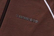 LINE CAMO JACQUARD METAL LOGO RELAXED FIT TRACK JACKET
