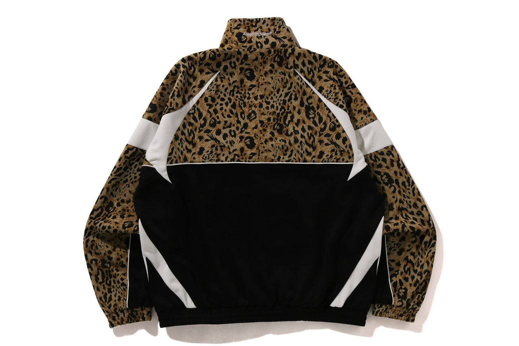 WILD LEOPARD PATTERN RELAXED FIT TRACK JACKET | bape.com