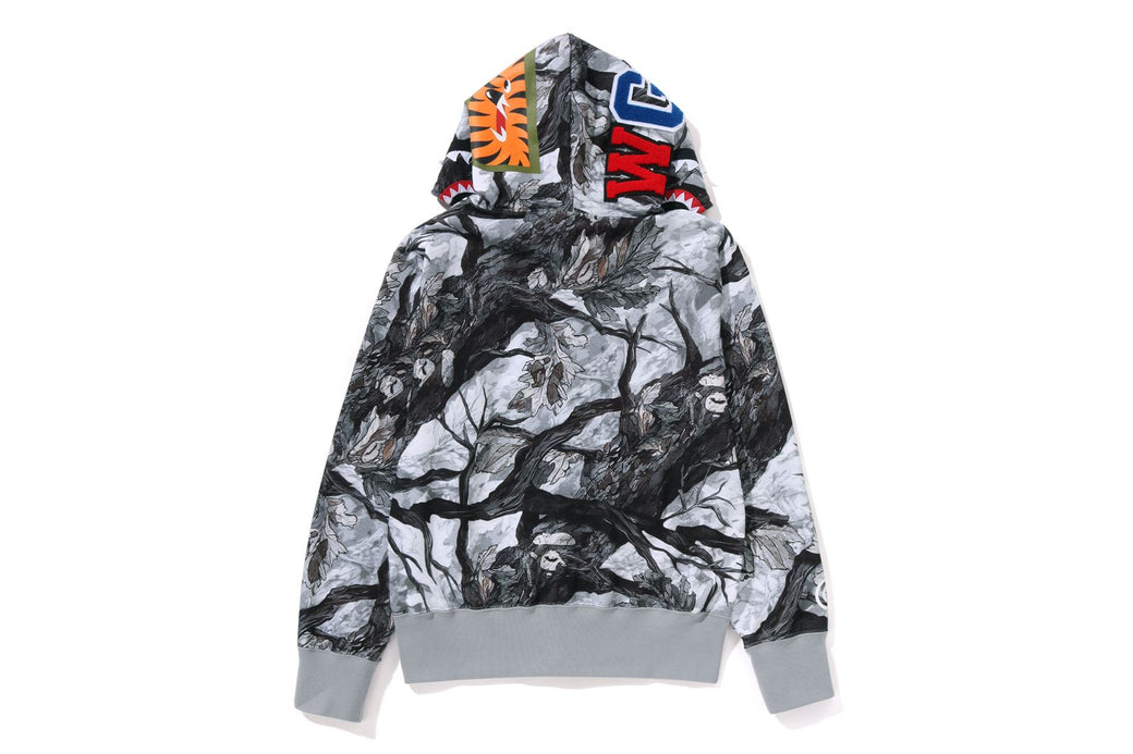 TREE EDGE CAMO SHARK FULL ZIP HOODIE | bape.com