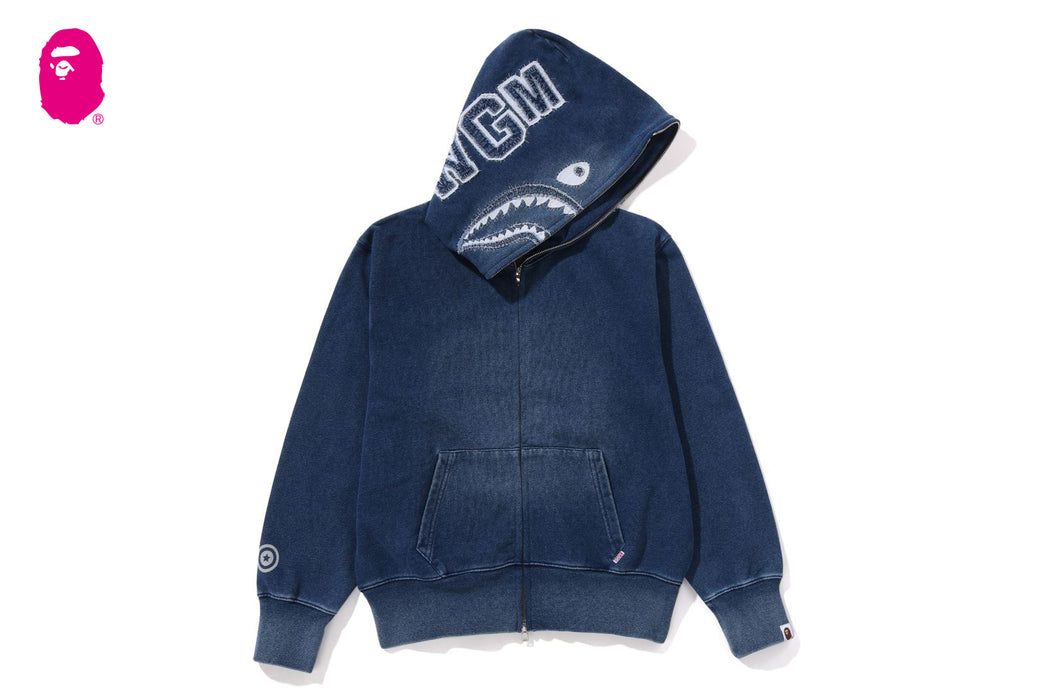Bape ネイビー L パンダ シャーク フルジップパーカー レア BAPE X BAYC 】SHARK FULL ZIP HOODIE | bape.com