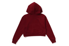 PIGMENT DYED ONE POINT CROPPED ZIP HOODIE