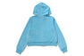 CRYSTAL STONE APE HEAD VELOUR ZIP HOODIE