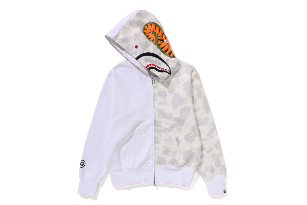 A bathing ape シャークパーカー パンダ zip up ホワイト SHARK FULL ZIP HOODIE LADIES – us.bape.com
