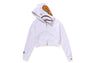 SHARK CROPPED FULL ZIP HOODIE