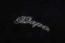 WASHED MULTI LOGO RHINESTONE VELOUR FULL ZIP HOODIE