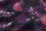 COLOR CAMO APE HEAD SEQUIN CROPPED FULL ZIP HOOOIE
