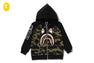 1ST CAMO SHARK PATCH ZIP HOODIE