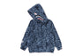 WILD LEOPARD PATTERN SHARK ZIP HOODIE