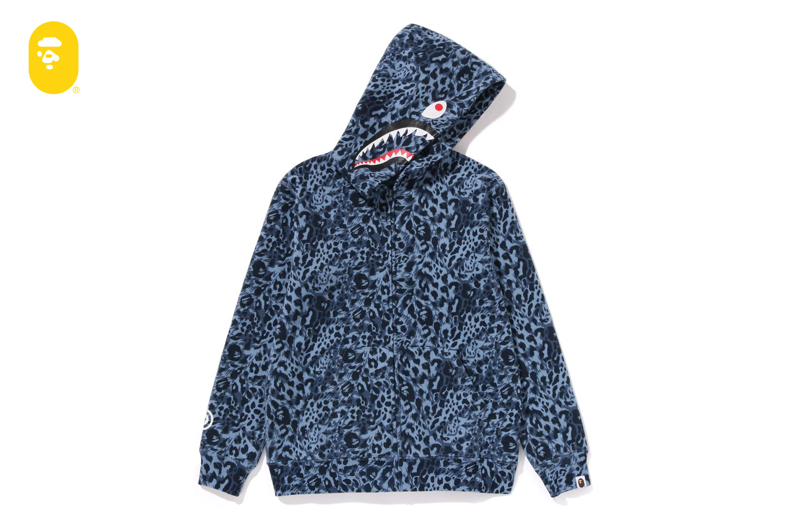 BAPE カモベルト Lサイズ BAPE® LADIES'】 WILD LEOPARD PATTERN SIDE BIG APE HEAD TEE