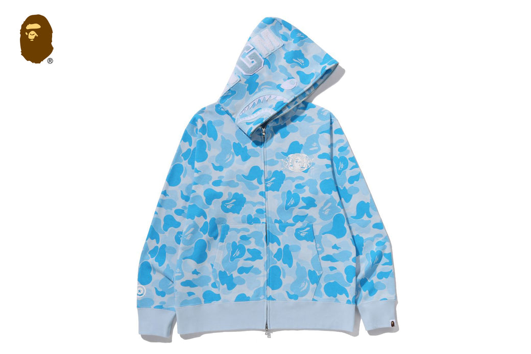 ICY BAPE ABC CAMO SHARK FULL ZIP HOODIE | bape.com