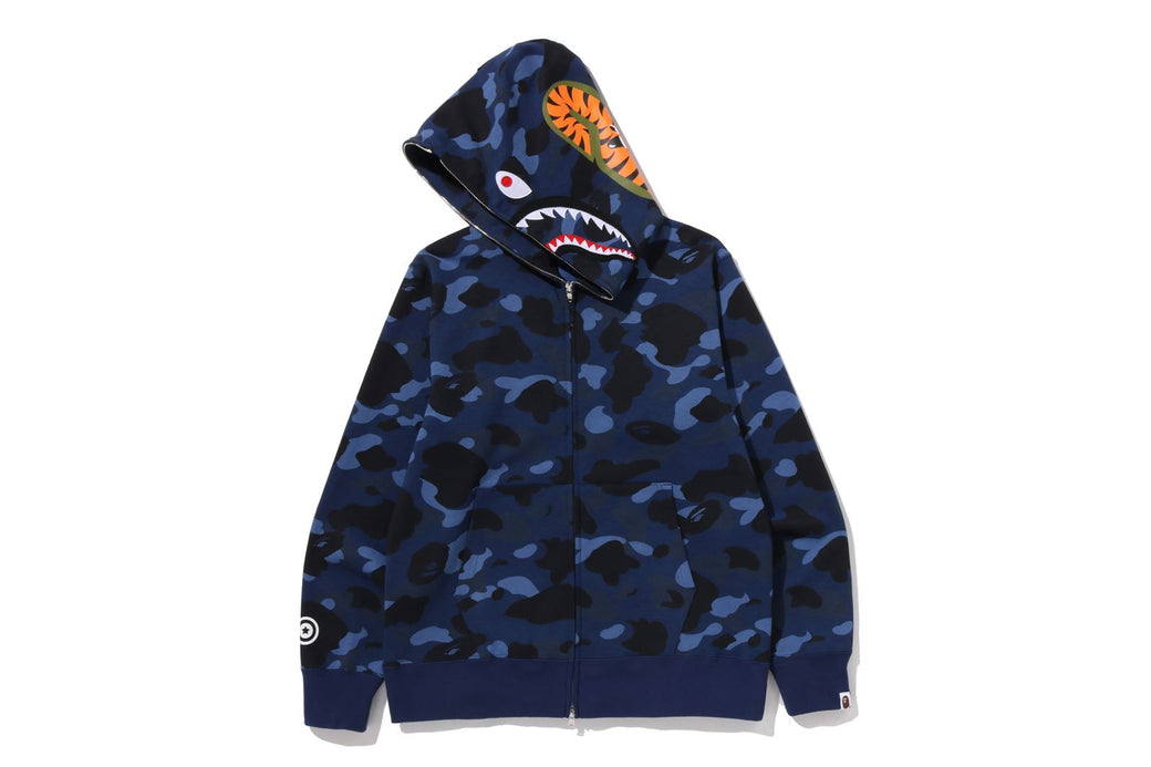 COLOR CAMO SHARK FULL ZIP HOODIE | bape.com
