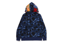 COLOR CAMO SHARK FULL ZIP HOODIE