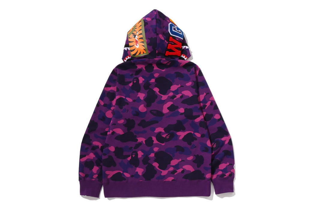 COLOR CAMO SHARK FULL ZIP HOODIE | bape.com