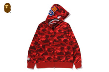 COLOR CAMO SHARK FULL ZIP HOODIE