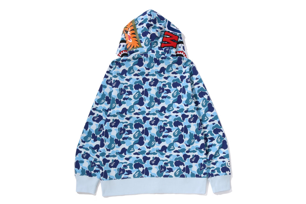 ABC CAMO DOUBLE SHARK FULL ZIP HOODIE | bape.com
