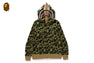 ABC CAMO DOUBLE SHARK FULL ZIP HOODIE