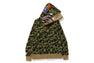 ABC CAMO DOUBLE SHARK FULL ZIP HOODIE