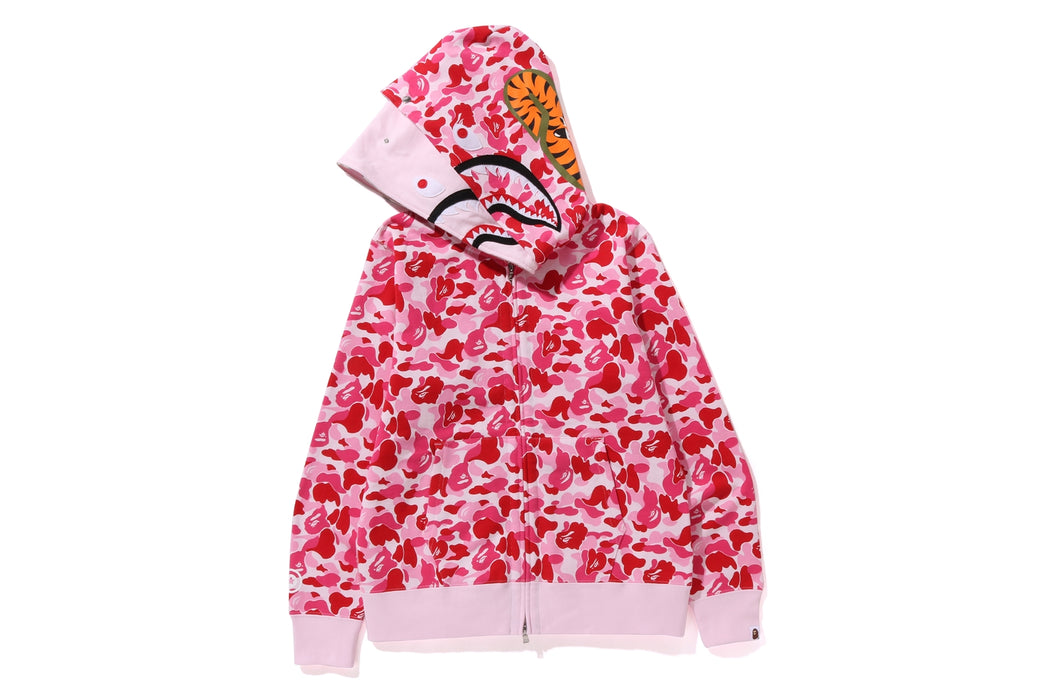ABC CAMO DOUBLE SHARK FULL ZIP HOODIE | bape.com