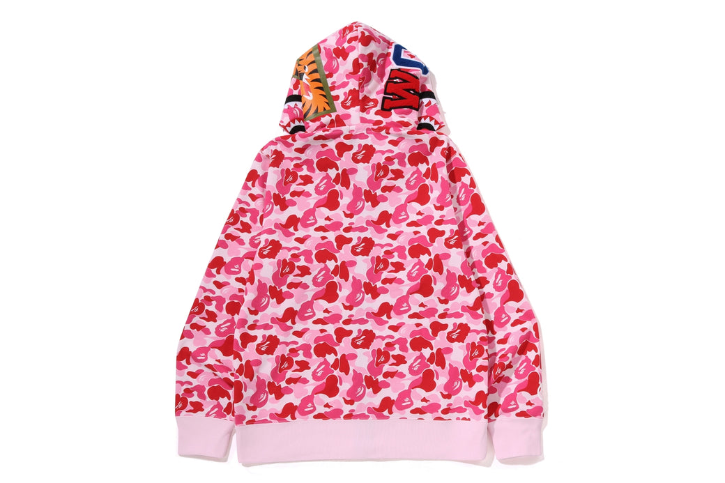 ABC CAMO DOUBLE SHARK FULL ZIP HOODIE | bape.com