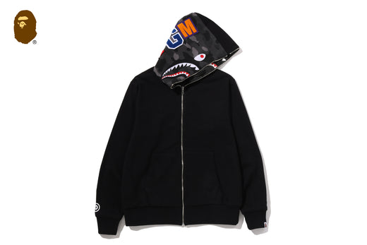 COLOR CAMO REVERSIBLE SHARK FULL ZIP HOODIE