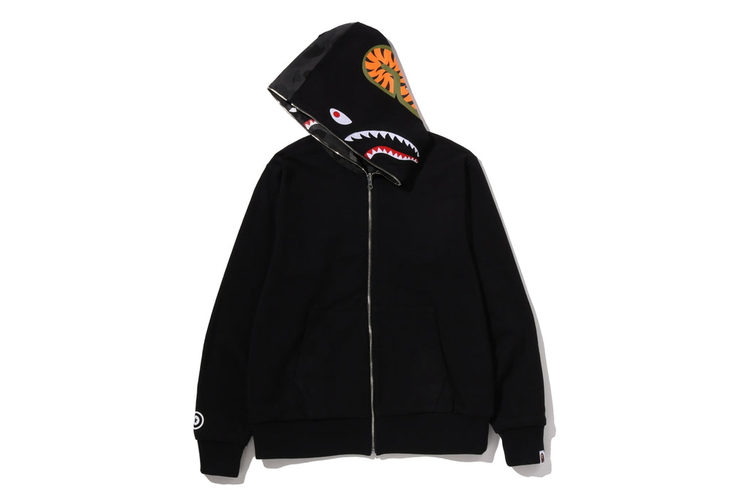 COLOR CAMO REVERSIBLE SHARK FULL ZIP HOODIE | bape.com