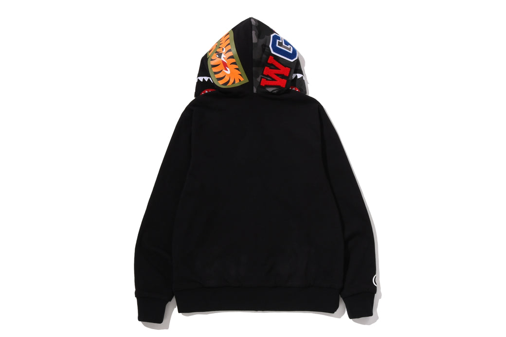 COLOR CAMO REVERSIBLE SHARK FULL ZIP HOODIE | bape.com