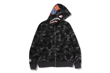 COLOR CAMO REVERSIBLE SHARK FULL ZIP HOODIE
