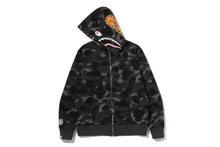 COLOR CAMO REVERSIBLE SHARK FULL ZIP HOODIE