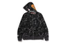 COLOR CAMO REVERSIBLE SHARK FULL ZIP HOODIE