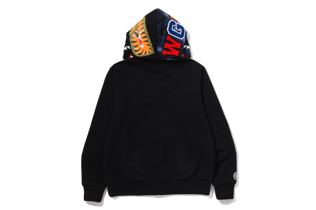 COLOR CAMO REVERSIBLE SHARK FULL ZIP HOODIE | bape.com