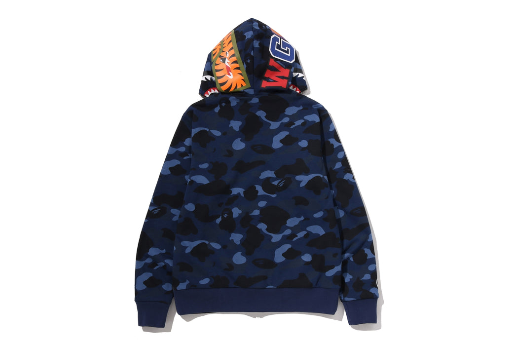 COLOR CAMO REVERSIBLE SHARK FULL ZIP HOODIE | bape.com