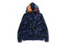 COLOR CAMO REVERSIBLE SHARK FULL ZIP HOODIE