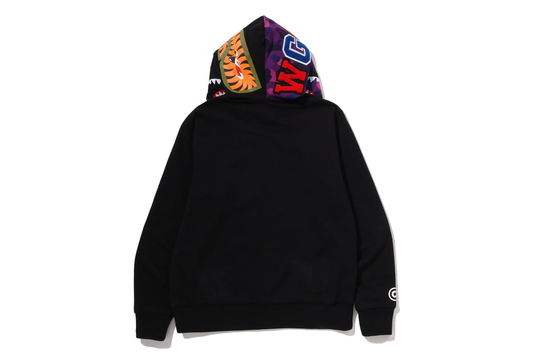 COLOR CAMO REVERSIBLE SHARK FULL ZIP HOODIE | bape.com